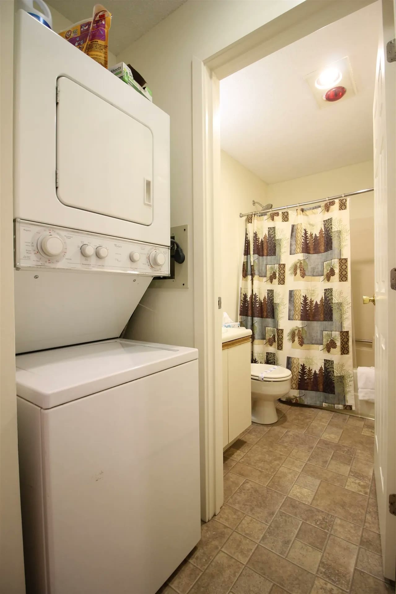 In-unit laundry and full bath